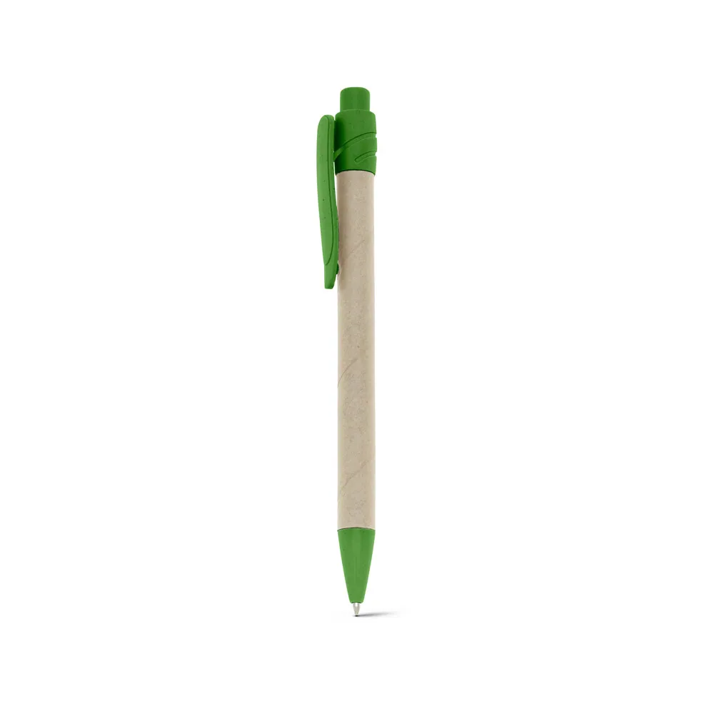 MASAI. Caneta esferográfica em papel kraft reciclado com escrita em azul - Thumbnail 4
