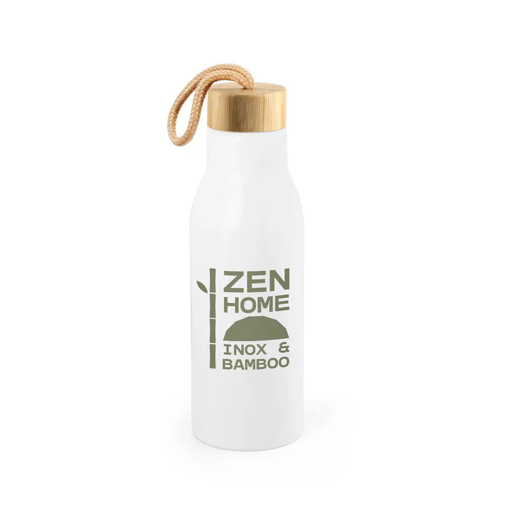 TOOMEY. Squeeze em aço inox 90% reciclado, de parede simples com acabamento em mate (570 mL) - Thumbnail 3