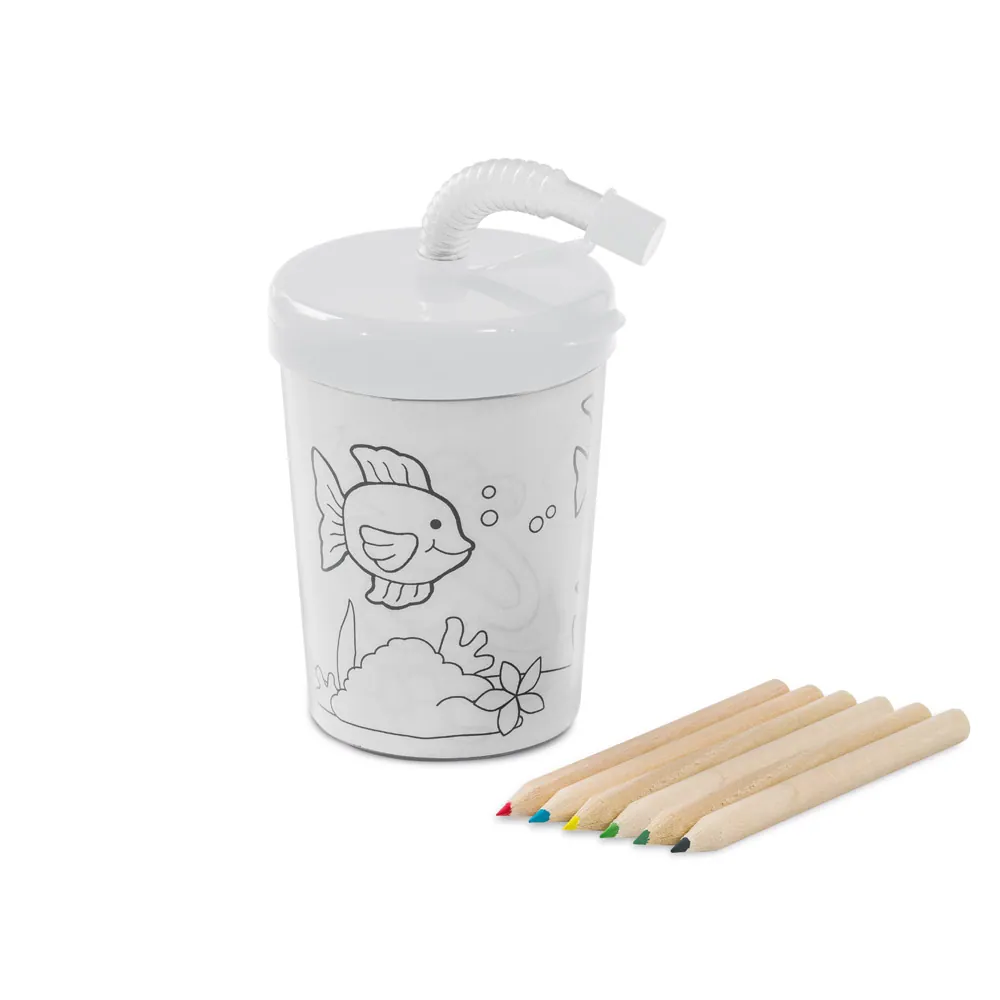 GIRAFFE. Copo de viagem para crianças em PP e PS 200 mL - Thumbnail 5