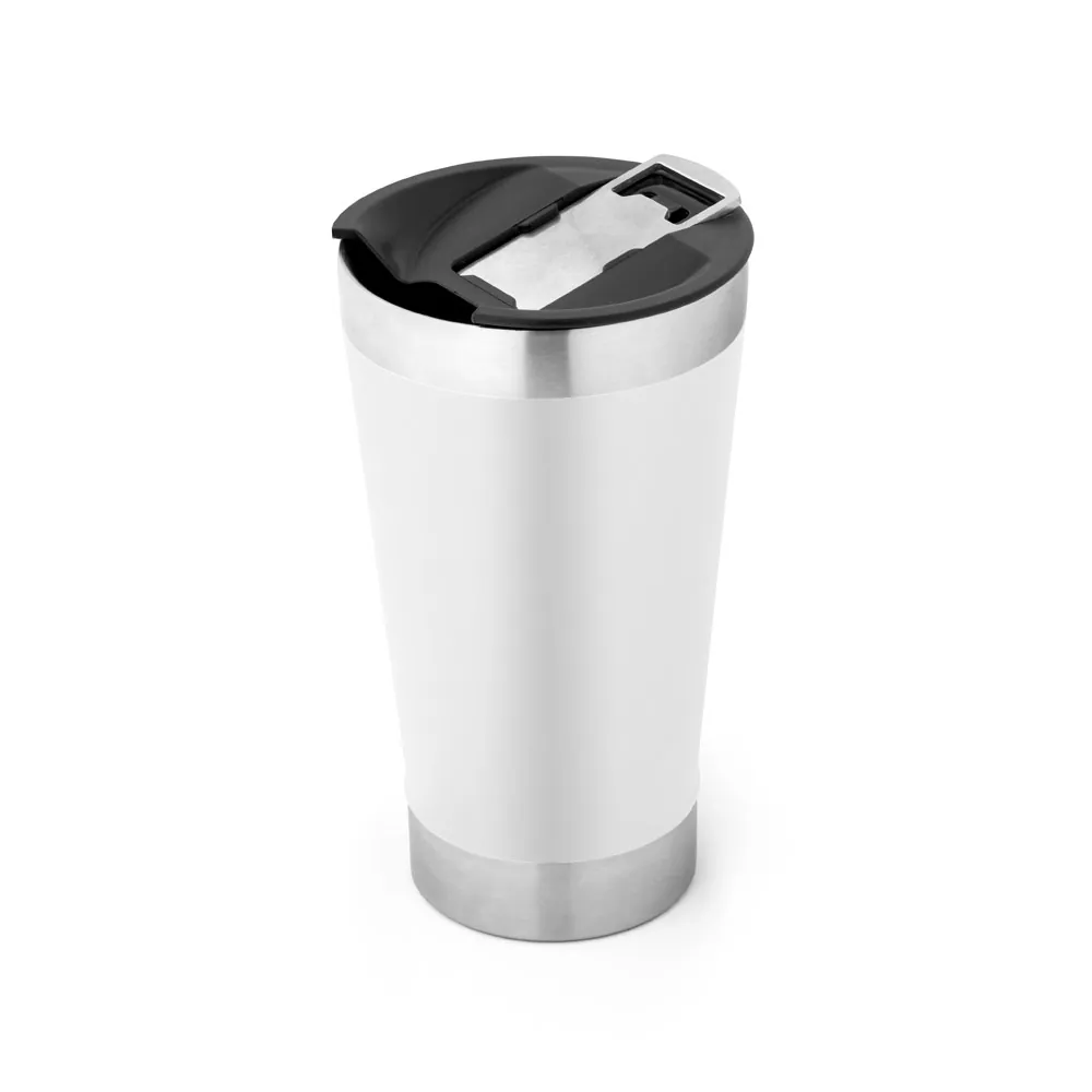 HALPERT LID. Copo de viagem em aço inox térmico, com parede dupla isolada a vácuo (630 mL) - Thumbnail 6