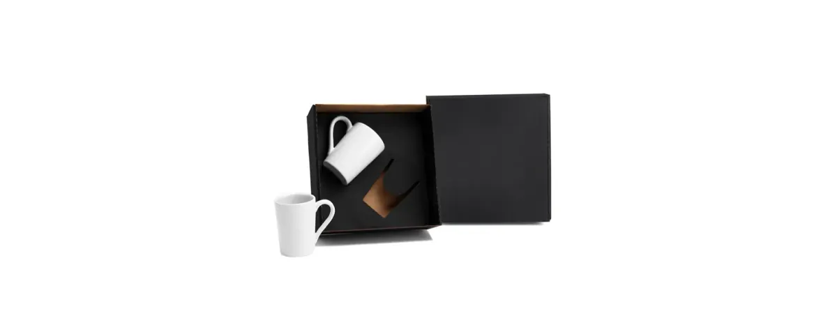 Kit Canecas Em Cerâmica Branca - 230Ml