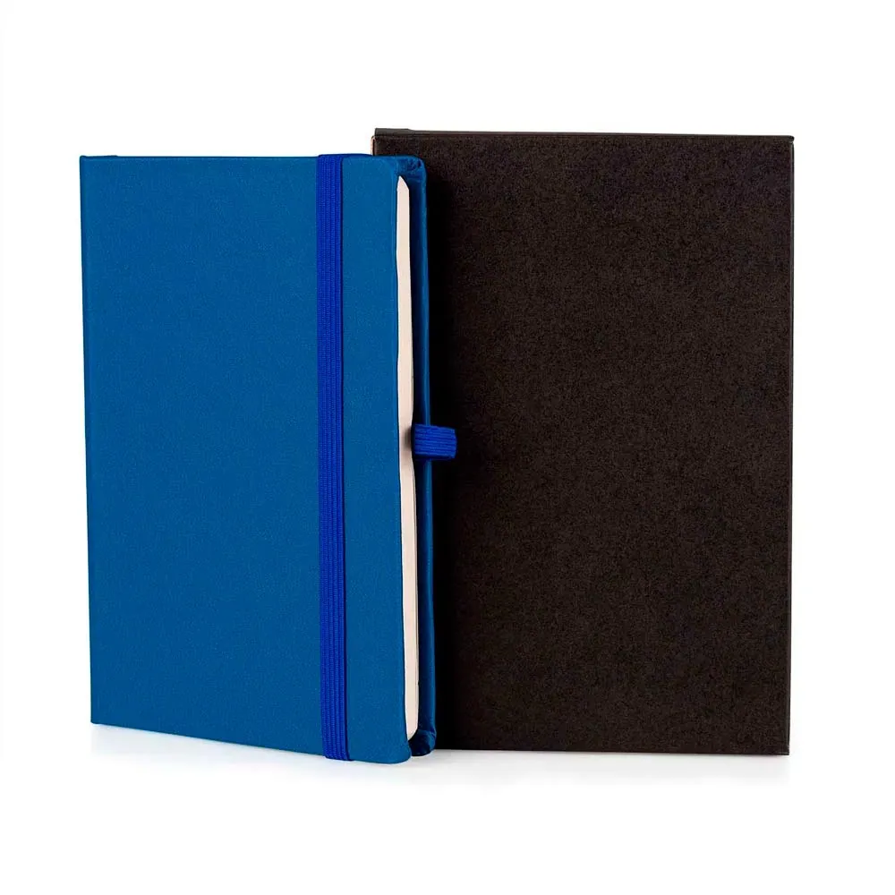Caderneta S/ Pauta Azul - 14X21 Cm