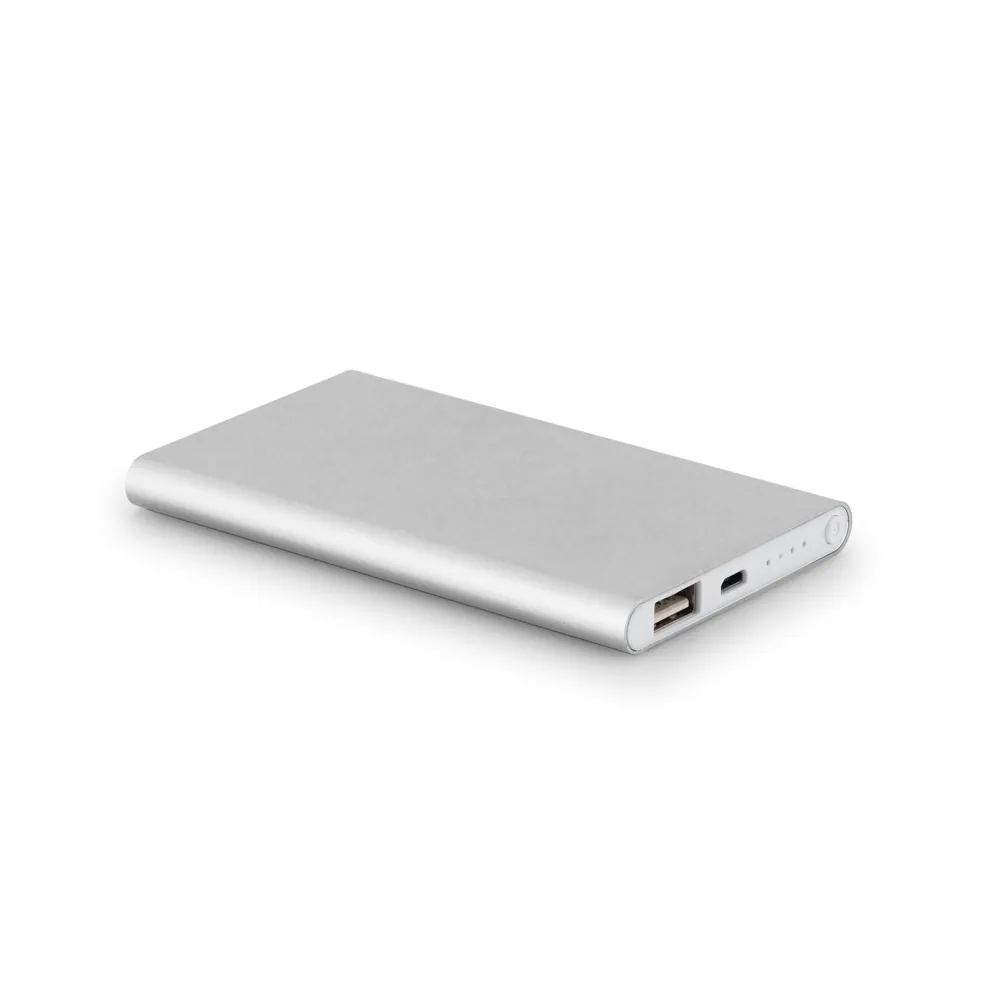 COULOMB 4.0. Bateria portátil slim em alumínio 100% reciclado (4.000 mAh) - Thumbnail 6