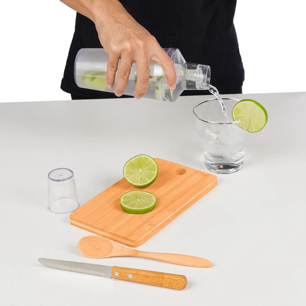 Kit Para Caipirinha Com Coqueteleira - 5 Pçs - Thumbnail 5