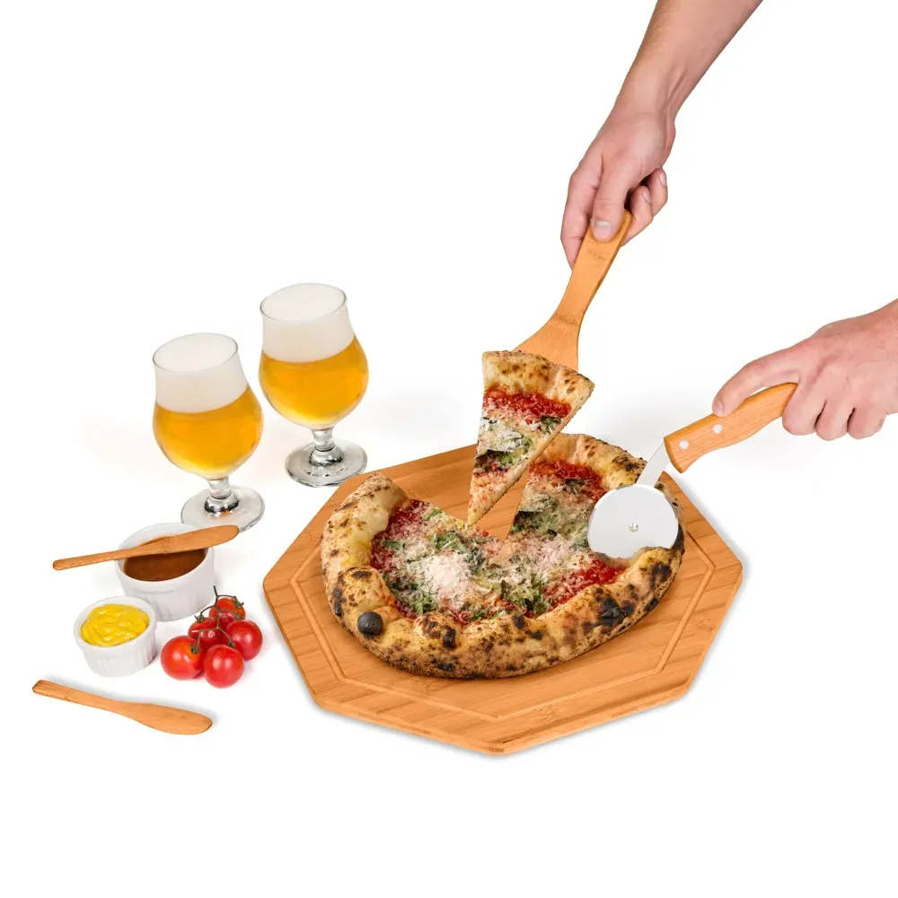 Kit Para Pizza / Petisco / Cerveja - 9 Pçs - Thumbnail 5