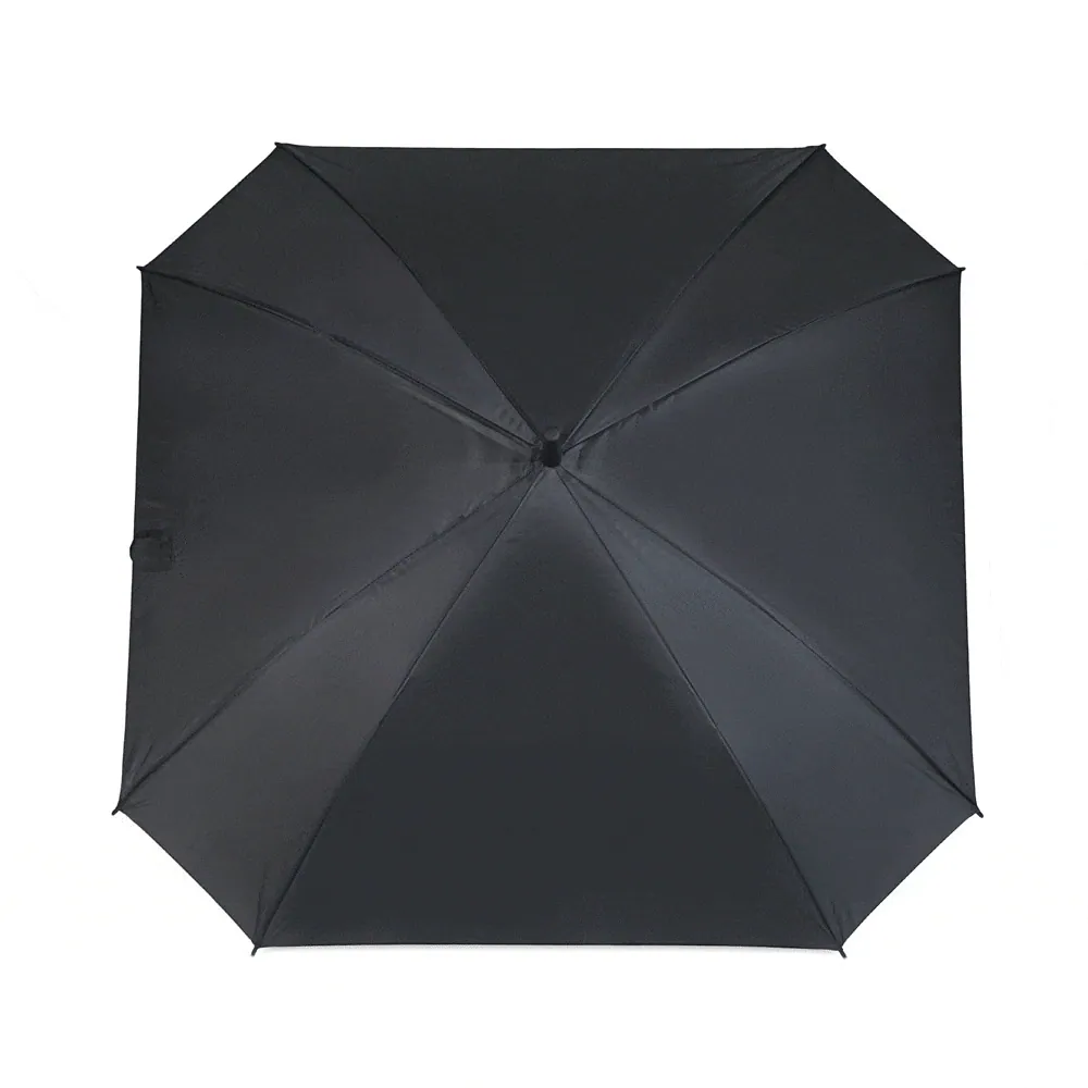 Guarda Chuva Quadrado Preto - 92 Cm - Thumbnail 5