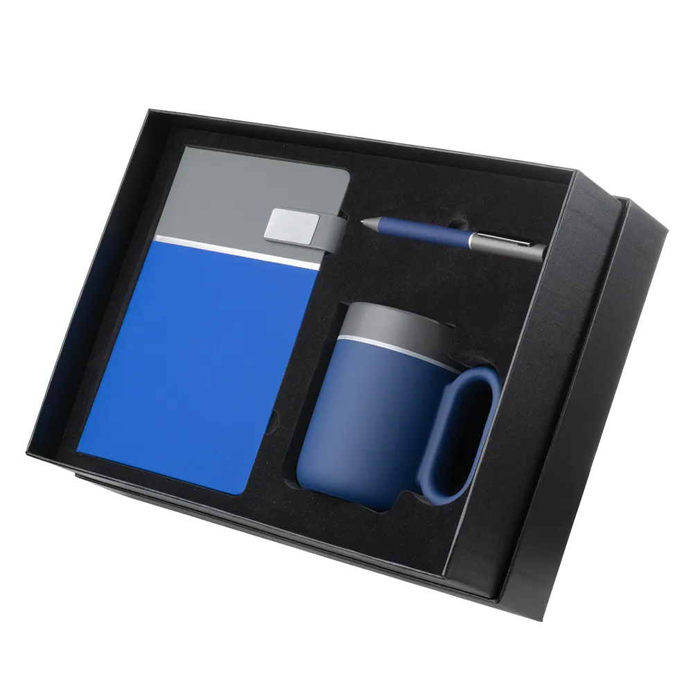 Kit escritório Caderno, Caneca e Caneta Metalica - Thumbnail 2