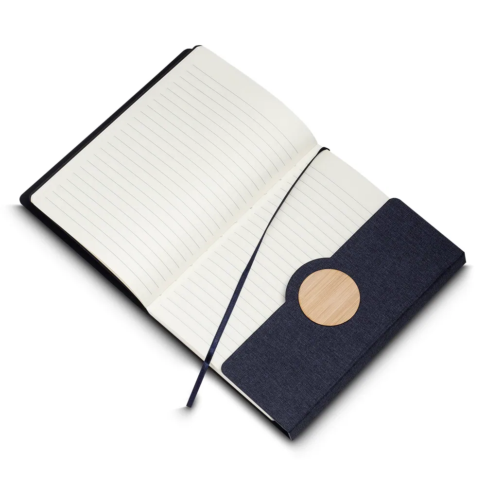 Caderno A5 Capa em RPET e Detalhe em Bambu - Thumbnail 10