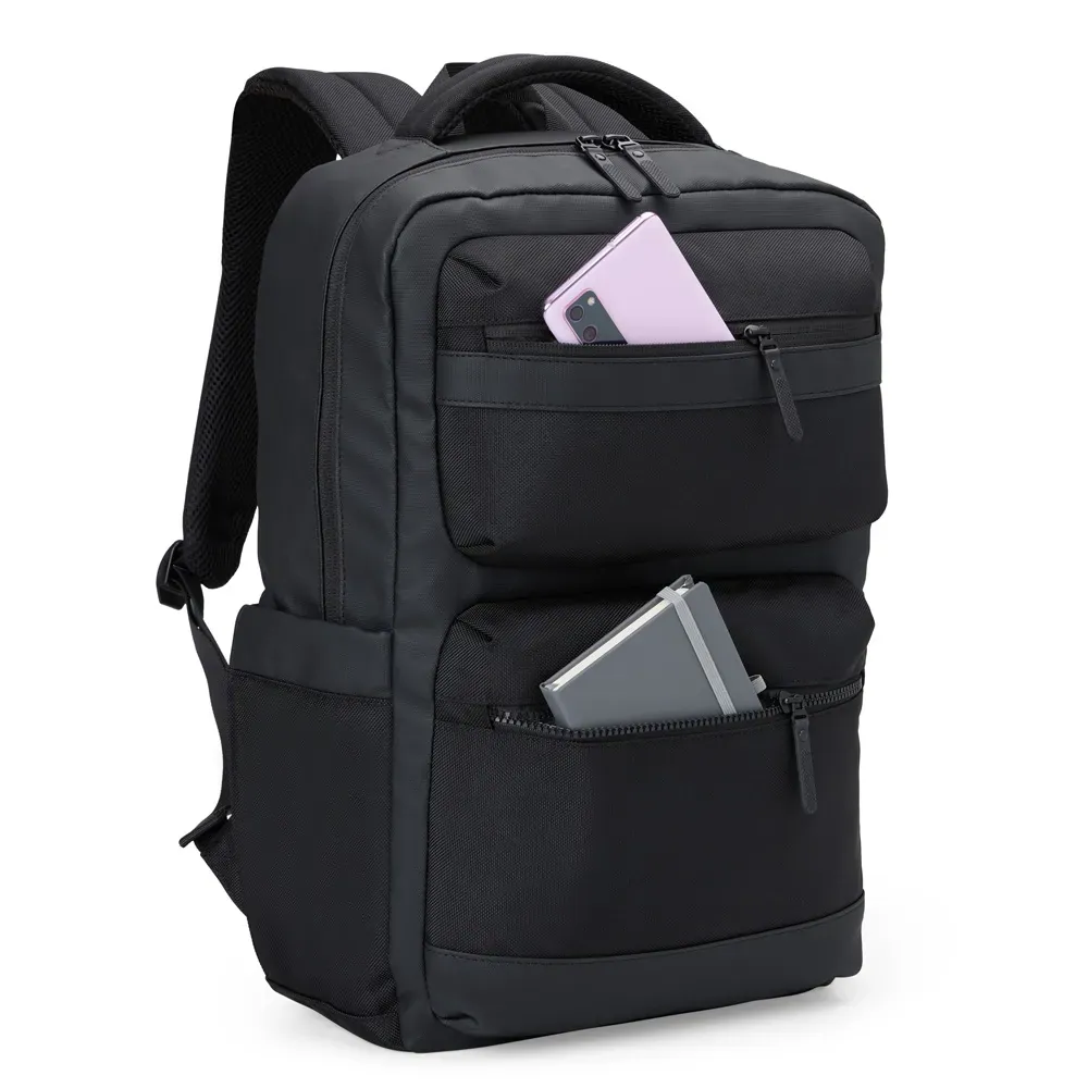 Mochila Em Polyester/Pu - Premium - 20L - Preta - Thumbnail 7