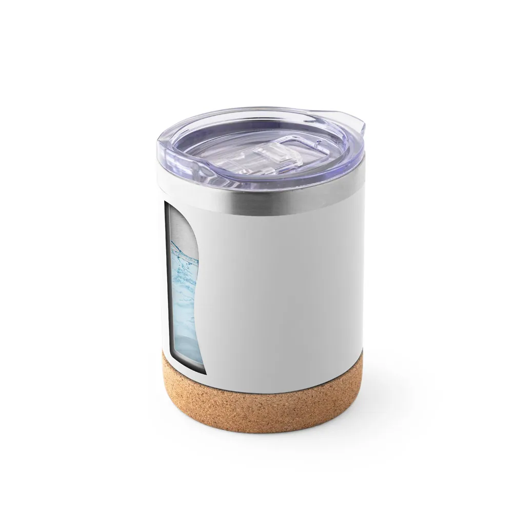 SOLBERG TUMBLER. Copo de viagem térmico em aço inox, de parede dupla isolada a vácuo (400 mL) - Thumbnail 5
