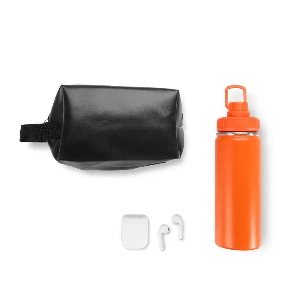 Kit Garrafa, Necessaire E Fone - 3 Pçs - Thumbnail 4