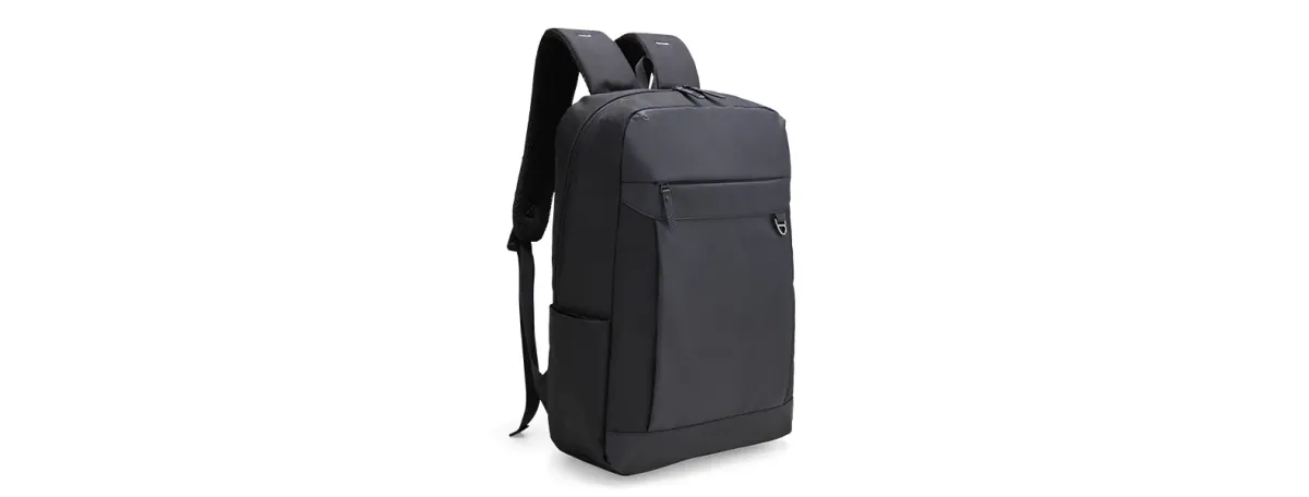 Mochila Em Polyester/Pu - Premium - 20L - Preta - Thumbnail 4