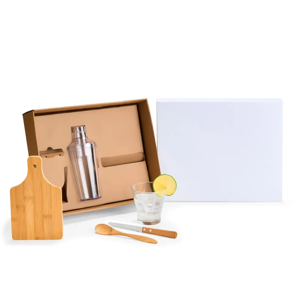 Kit Para Caipirinha Com Coqueteleira - 5 Pçs