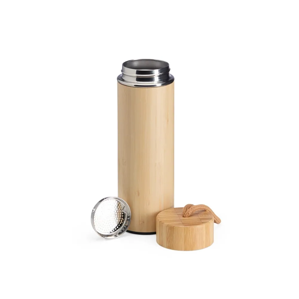 Garrafa Térmica Bambu 400ml - Thumbnail 3