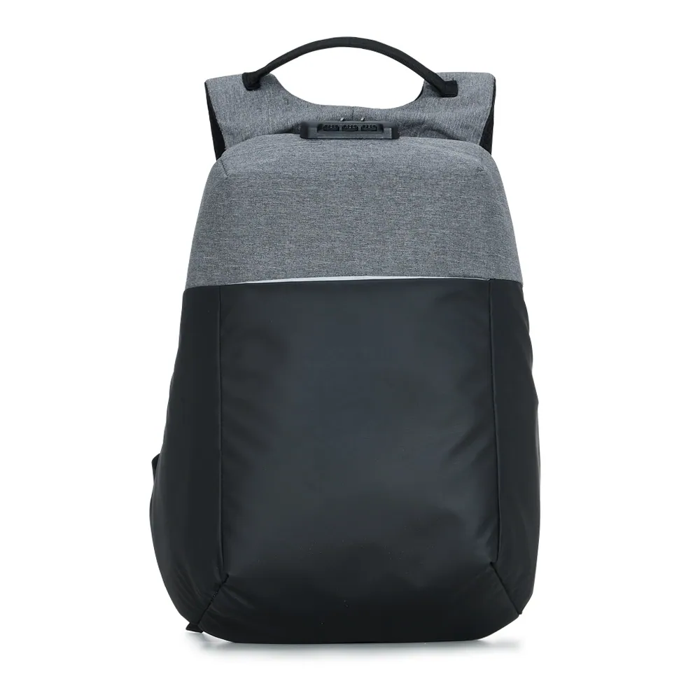 Mochila de Poliéster Anti-Furto USB com Segredo 31L - Thumbnail 3