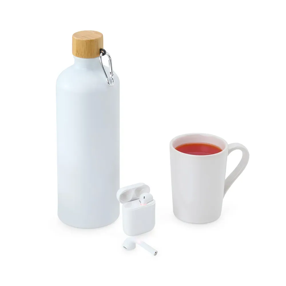 Kit Garrafa, Caneca E Fone Bluetooth - 3 Pçs - Thumbnail 4
