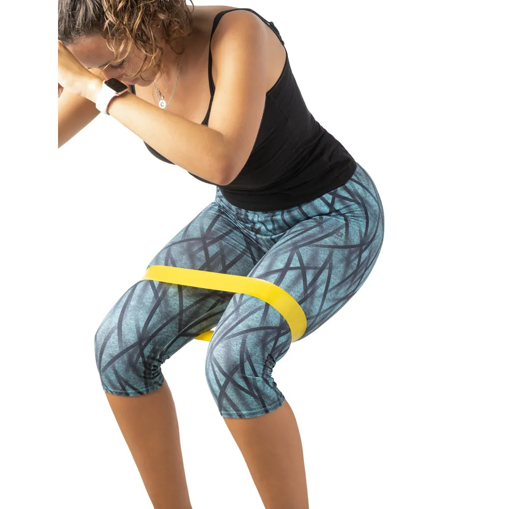 BURPEE. Conjunto de 4 bandas elásticas de ginástica com bolsa de non-woven - Thumbnail 3