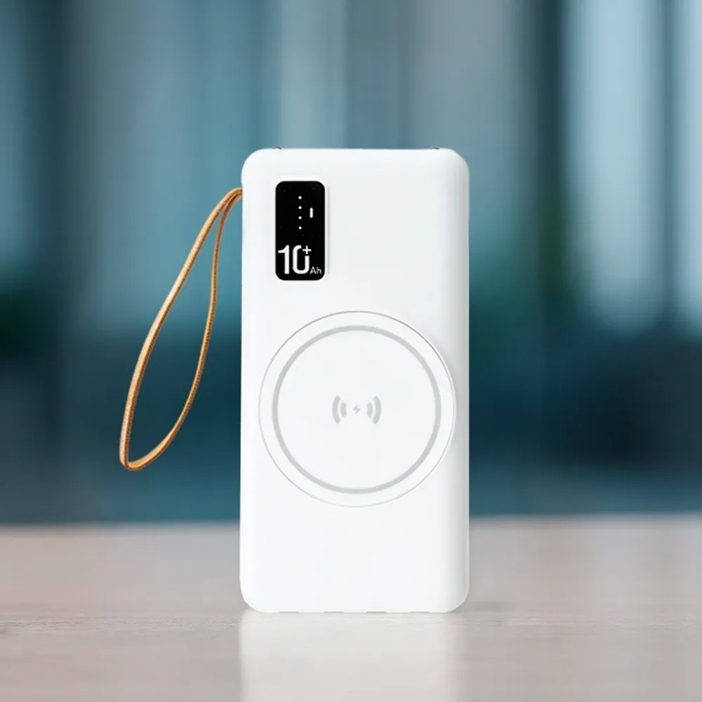 Power Bank 10.000mAh com Carregamento via Indução ou via Cabo - Thumbnail 5