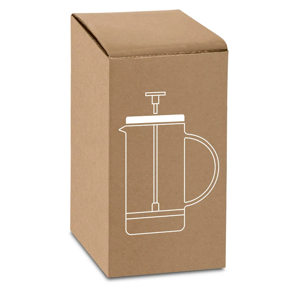 JENSON. Cafeteira em vidro borossilicato com tampa em aço inox (600 mL) - Thumbnail 3