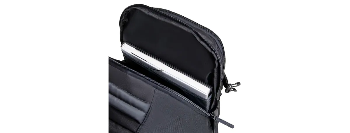 Mochila Em Polyester/Pu - Premium - 22L - Preta - Thumbnail 11