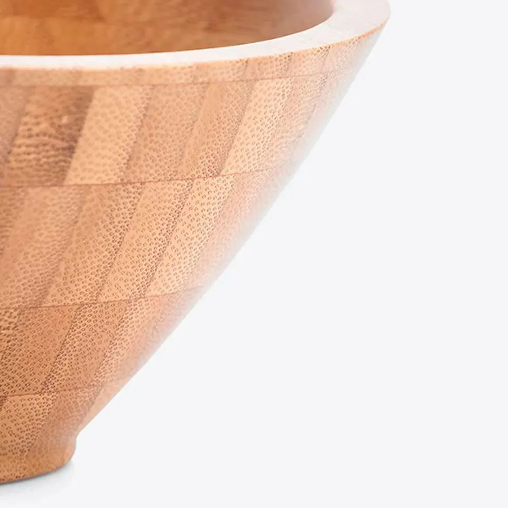Cumbuca Em Bambu Com Colher De 18Cm 400Ml - Thumbnail 3