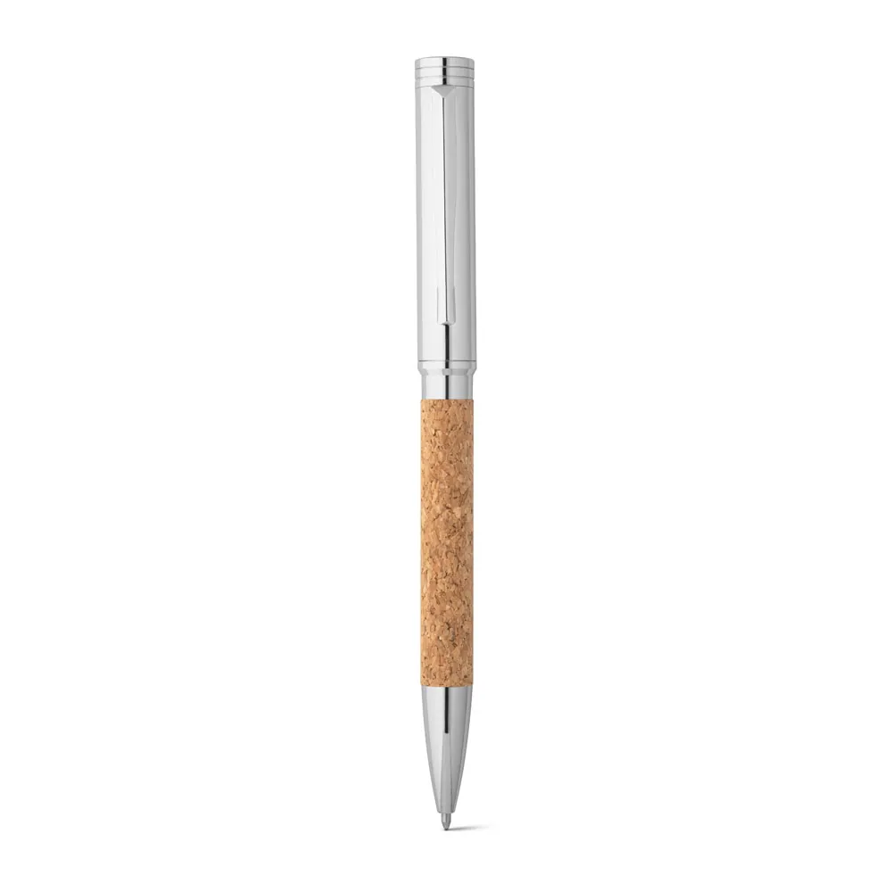 CORK II. Caneta esferográfica em cortiça com escrita em azul - Thumbnail 2