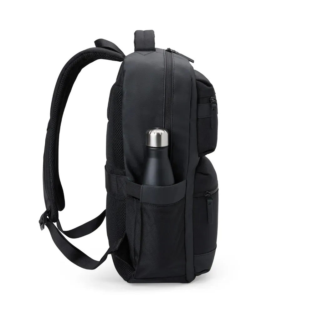 Mochila Em Polyester/Pu - Premium - 20L - Preta - Thumbnail 8