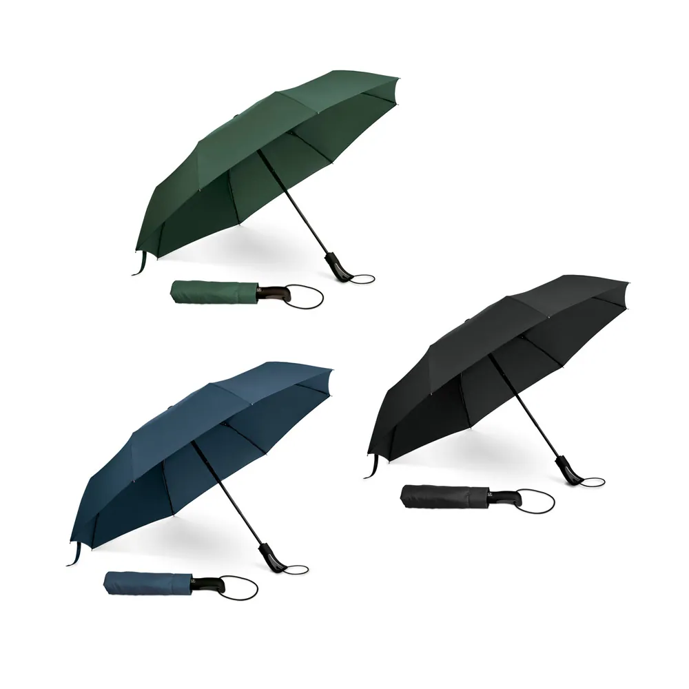 CAMPANELA. Guarda-chuva, dobrável, em 190T pongee com abertura e fecho automático