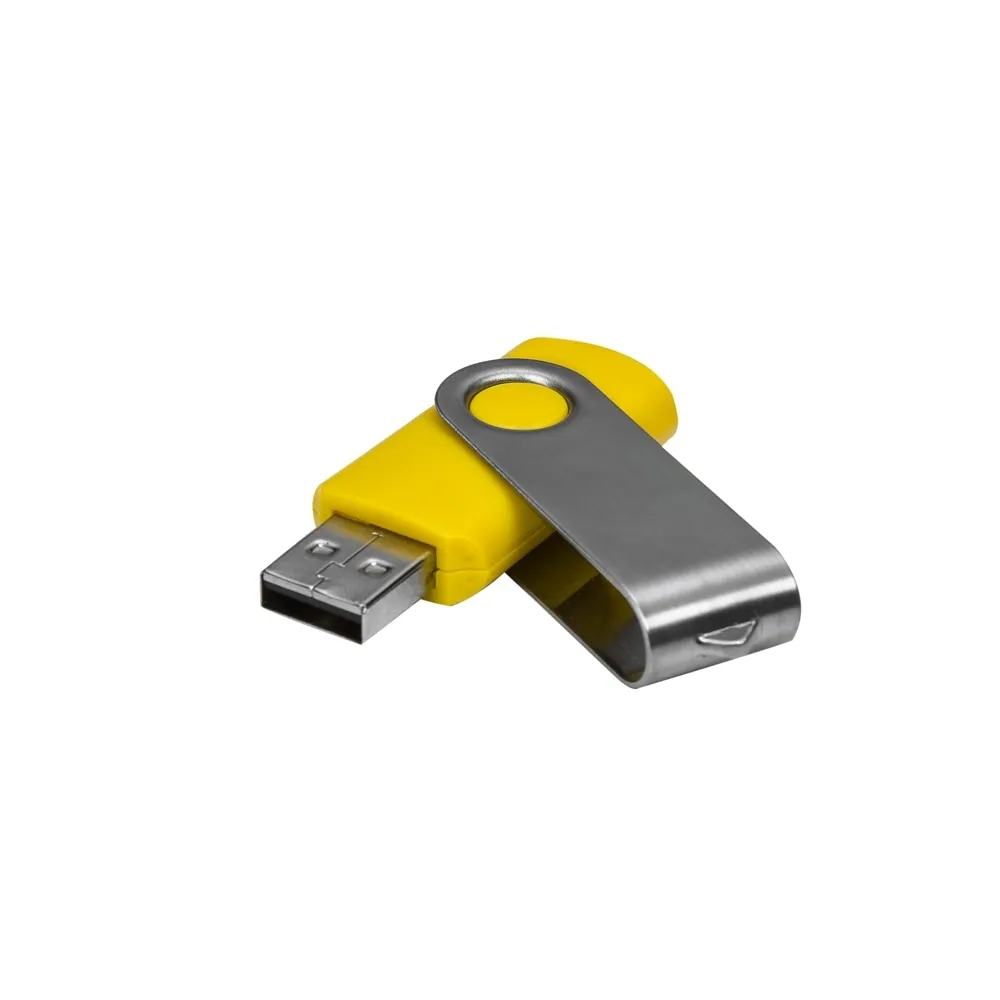 Pen Drive Giratório Metálico 4GB/8GB/16GB/32GB - Thumbnail 5