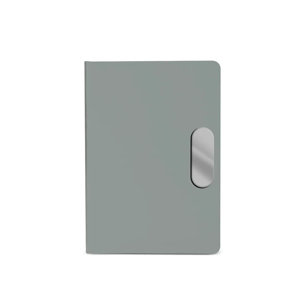 Caderno em PU com placa em metal - Thumbnail 7