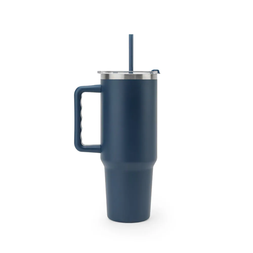 JOYNER XL. Copo de viagem térmico, de grande dimensão, em aço inoxidável 91% reciclado de parede dupla isolada a vácuo (1300 mL) - Thumbnail 10