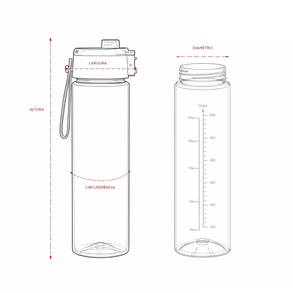 Garrafa Plástica 750ml - Thumbnail 7