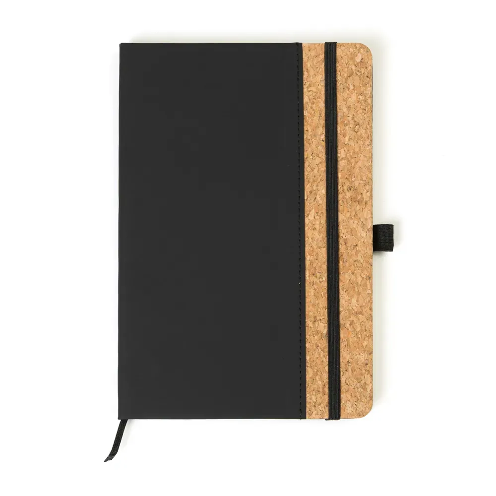 Caderno C/ Pauta - Preto - 14X21Cm - Thumbnail 3