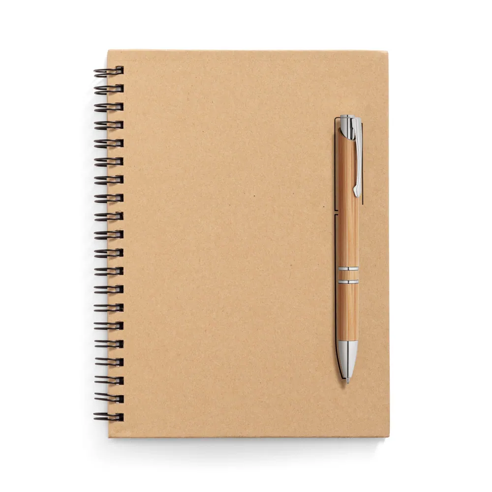 ROCK. Caderno B6 de capa dura em papel kraft (120 g/m²), com páginas lisas - Thumbnail 3