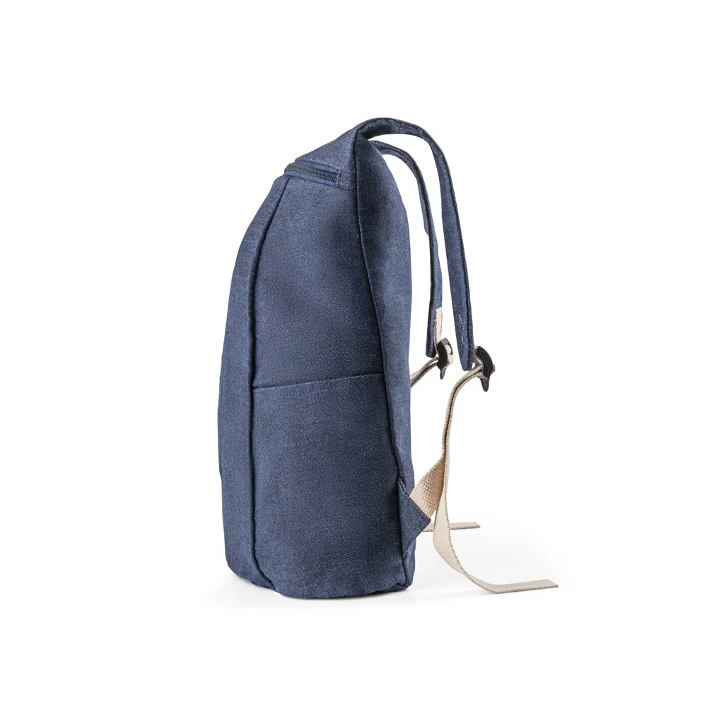 DENIM BPACK. Mochila casual em denim reciclado 8 L (300 g/m²) - Thumbnail 5