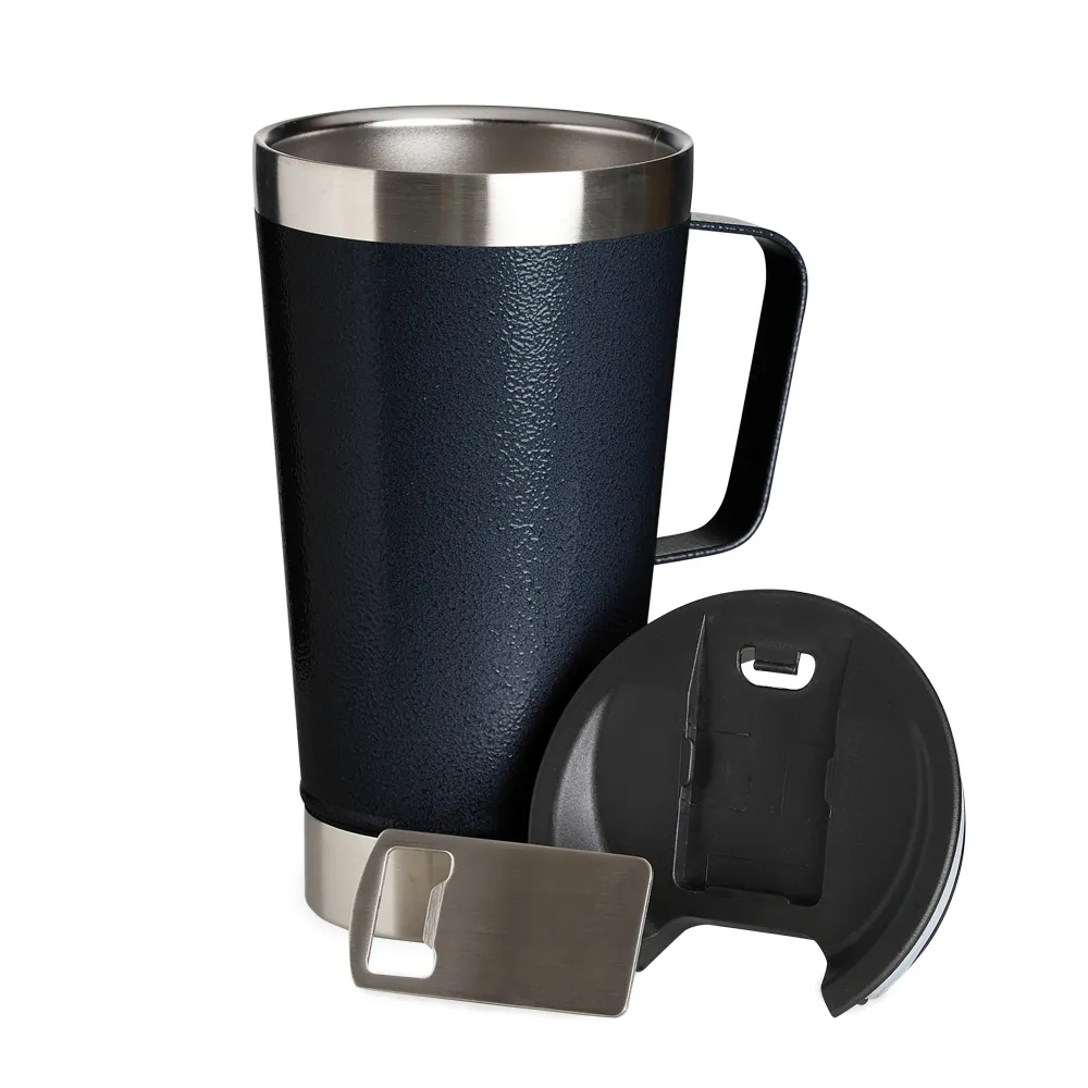 Caneca Térmica Inox com Abridor 500ml - Thumbnail 2