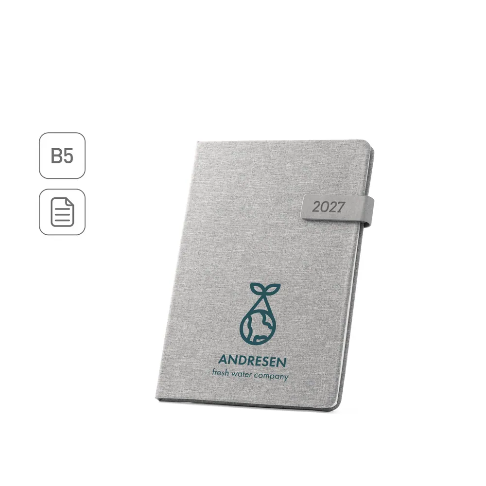 ANDRESEN B5. Agenda em PET reciclado (100% rPET)