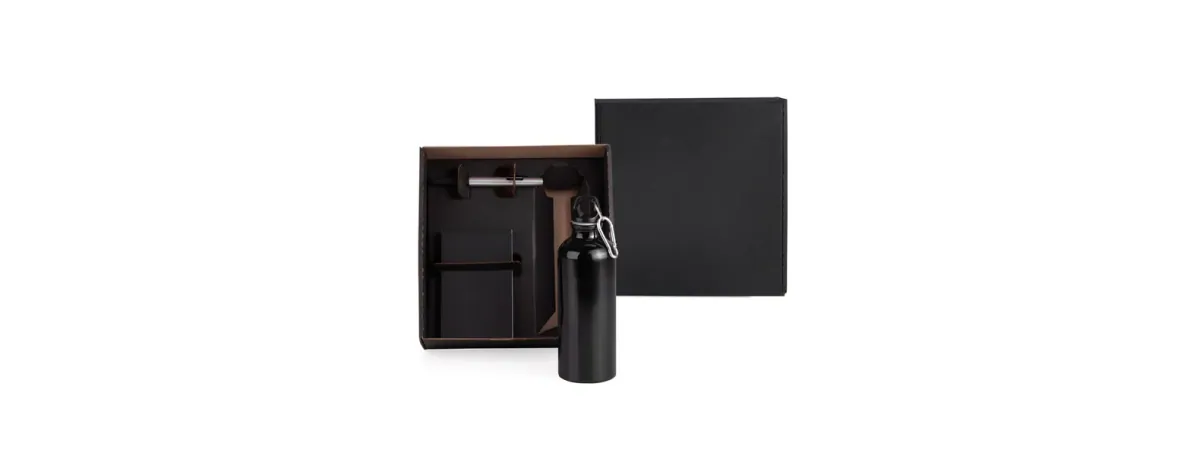 Kit Com Squeeze, Caneta E Bloco - 3 Pçs