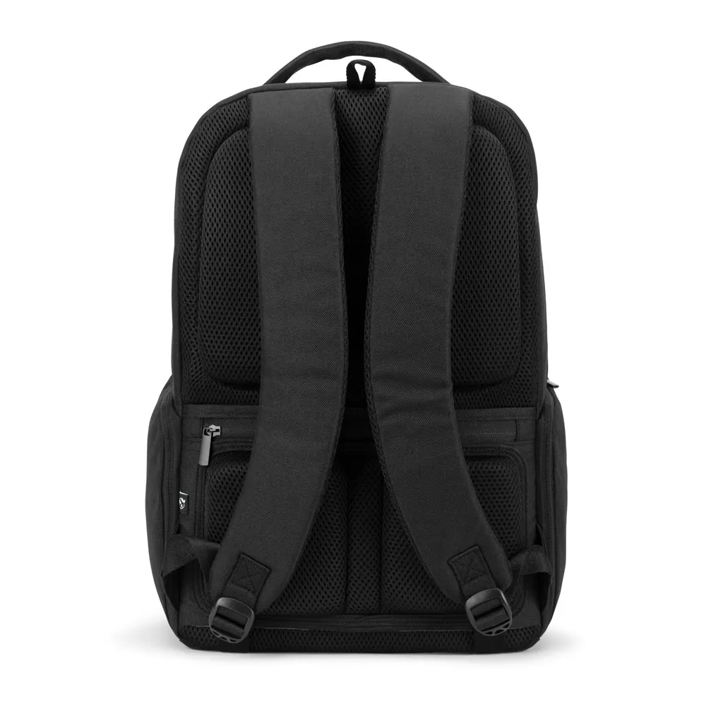 COPENHAGEN. Mochila em twill reciclado resistente à água com dois bolsos frontais de grande dimensão (17.3") - Thumbnail 3