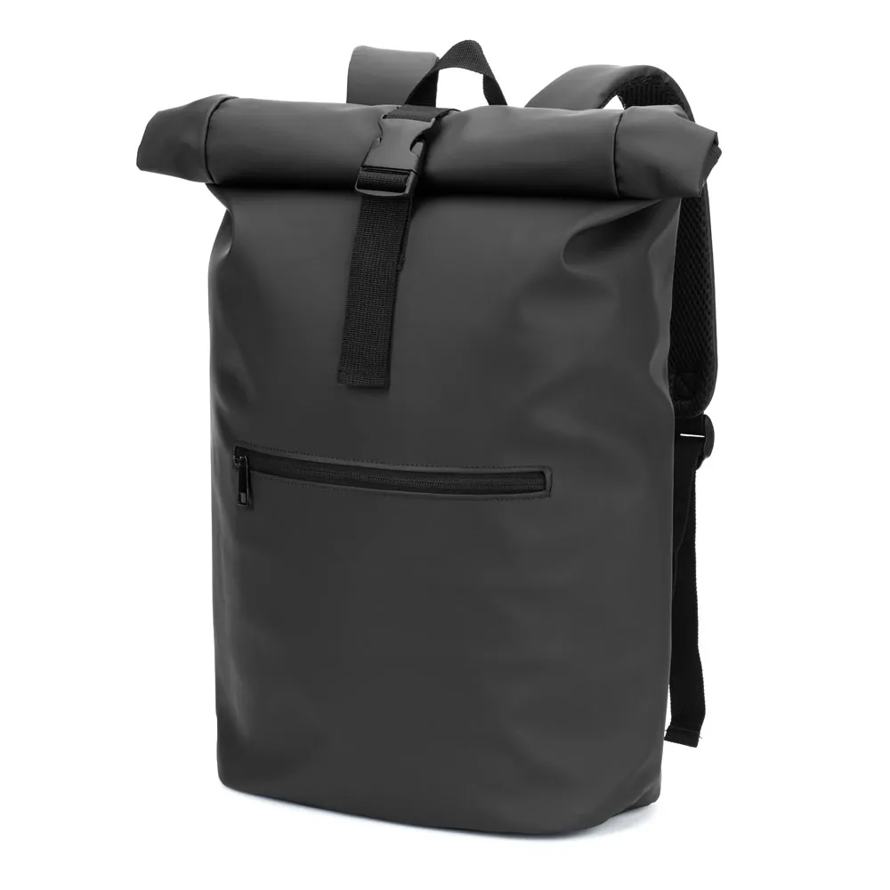 PORTLAND. Mochila "roll top" em PU com bolso para notebook (16") - Thumbnail 6
