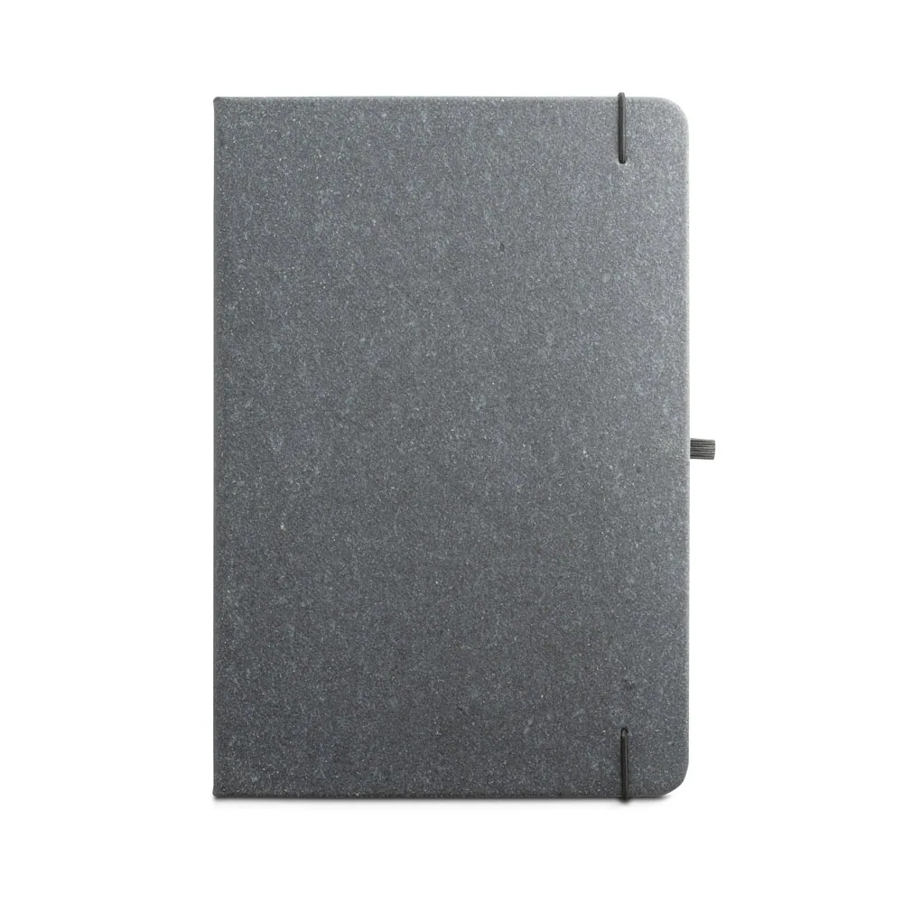 MATISSE II. Caderno A5 de capa dura em couro 70% reciclado com páginas pautadas - Thumbnail 3