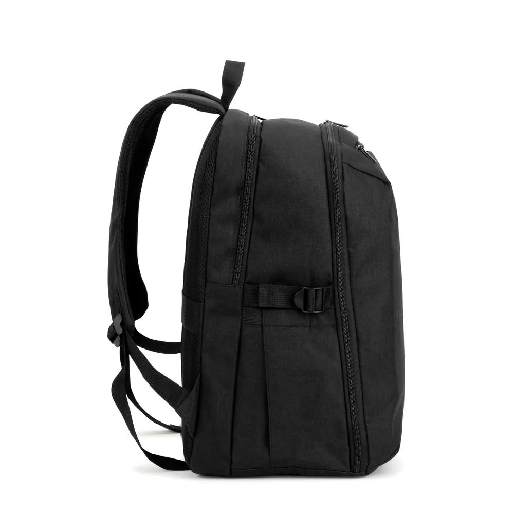 UDINE. Mochila com um compartimento de abertura total em poliéster reciclado 300D de alta densidade (16") - Thumbnail 4