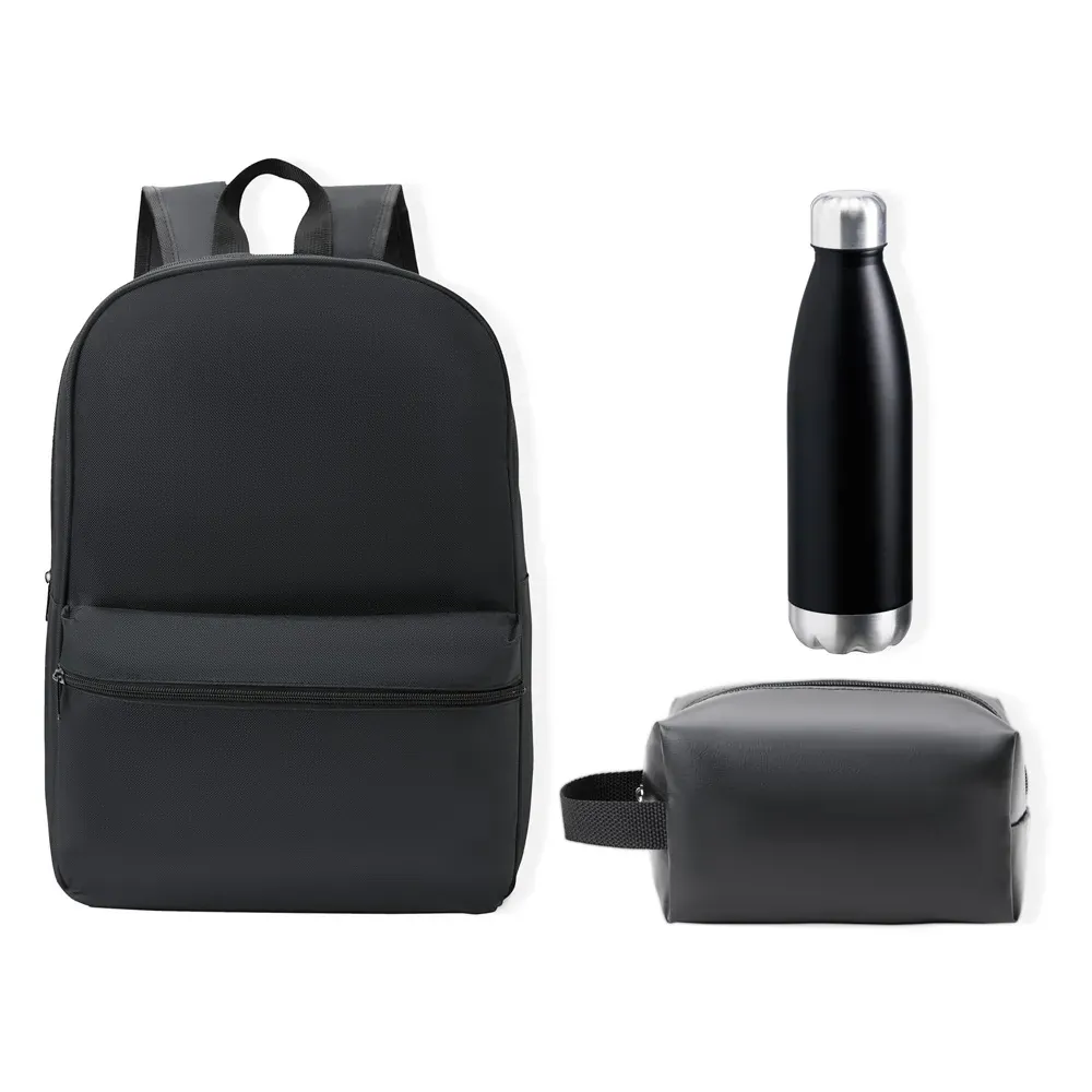 Conj. Mochila, Necessaire E Garrafa - 3 Pçs - Thumbnail 2