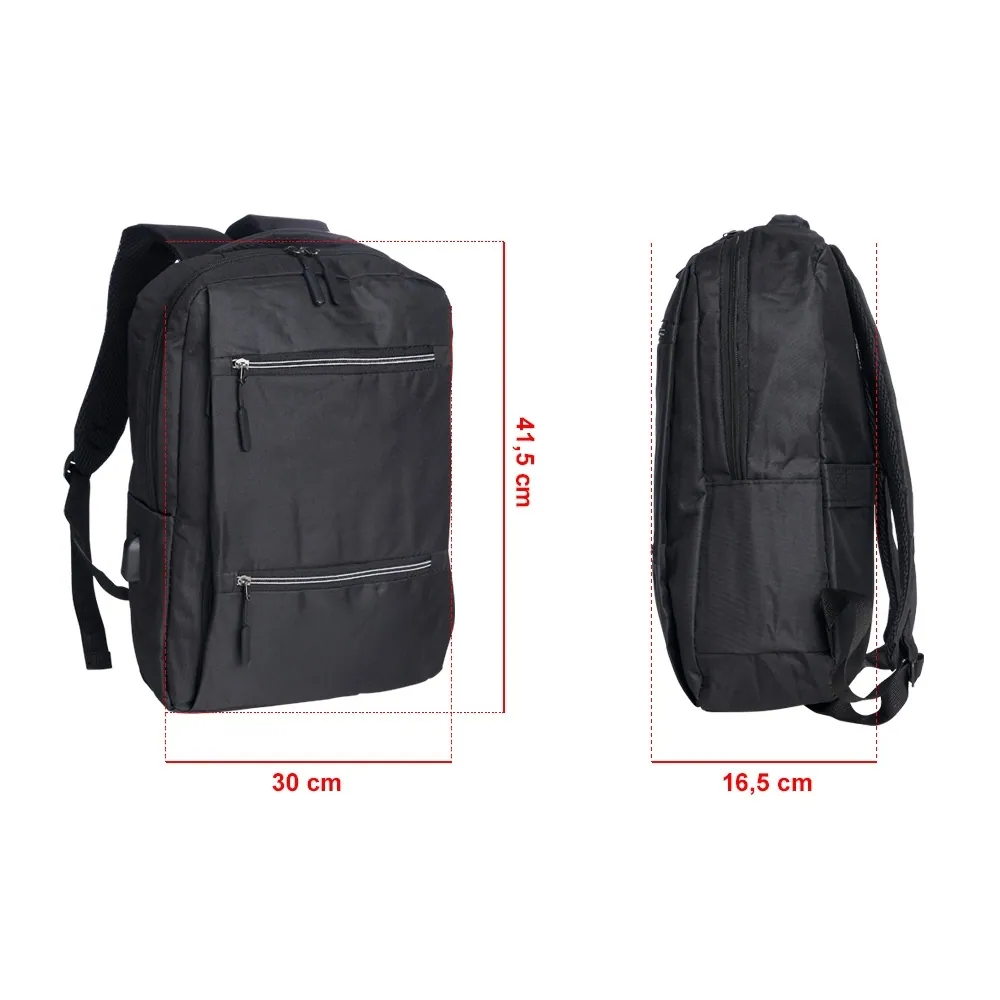 Mochila de Nylon USB 20L - Thumbnail 9