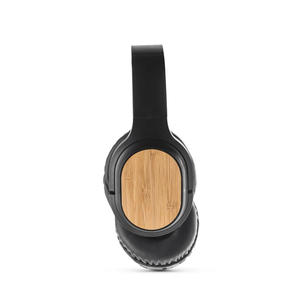 GOULD. Fone de ouvido wireless com autonomia de 5h (400 mAh), em bambu e ABS - Thumbnail 2