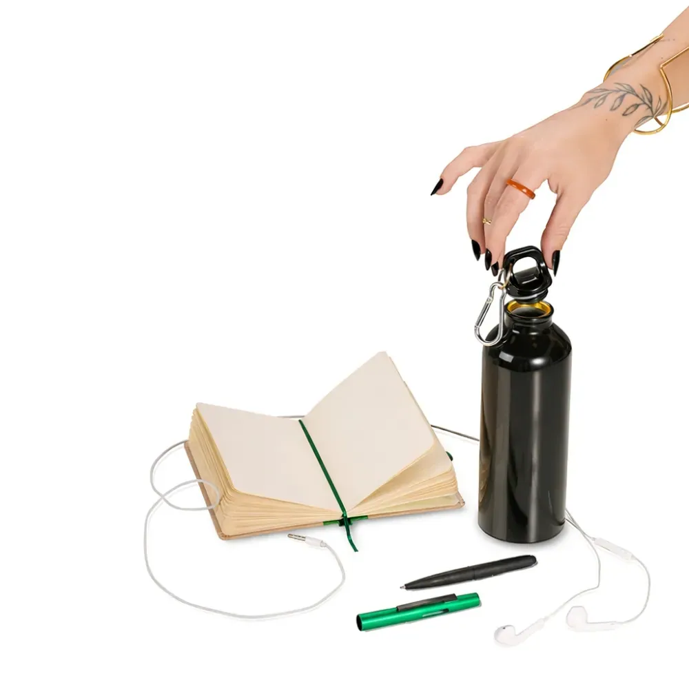 Kit Squeeze, Fone, Caderno E Caneta - Verde - 4 Pçs - Thumbnail 5