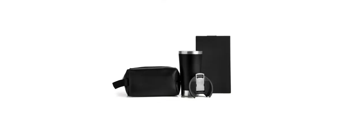 Kit Necessaire E Copo Térmico - 2 Pçs