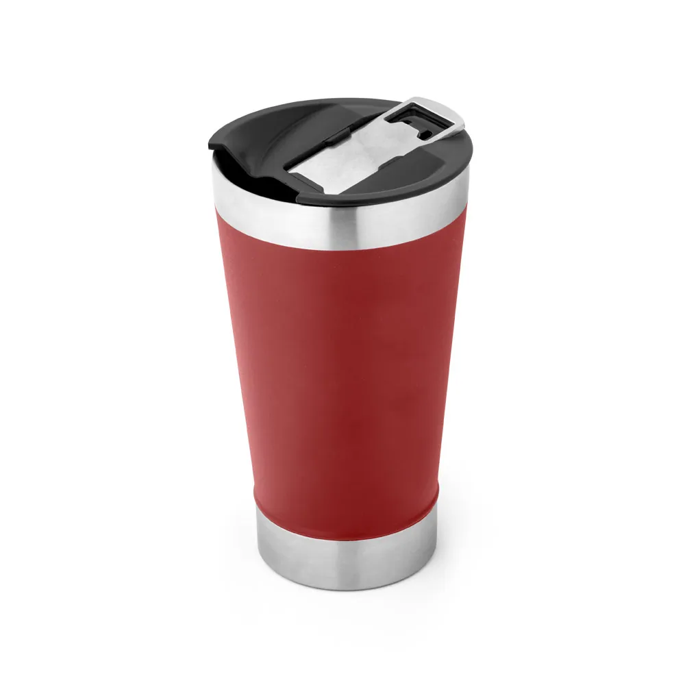 HALPERT LID. Copo de viagem em aço inox térmico, com parede dupla isolada a vácuo (630 mL) - Thumbnail 7