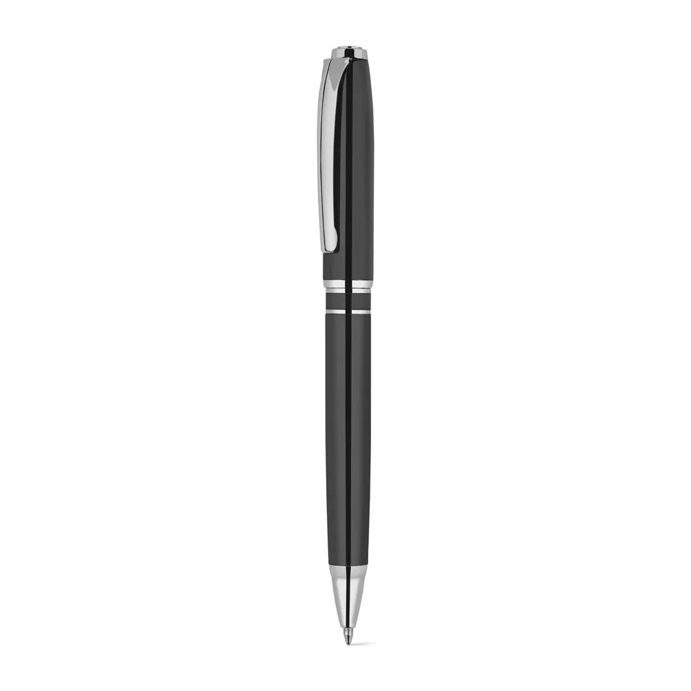 SARAMAGO. Set premium composto por 1 caneta esferográfica e 1 caneta roller em cobre e aço inox, com escrita em azul - Thumbnail 4