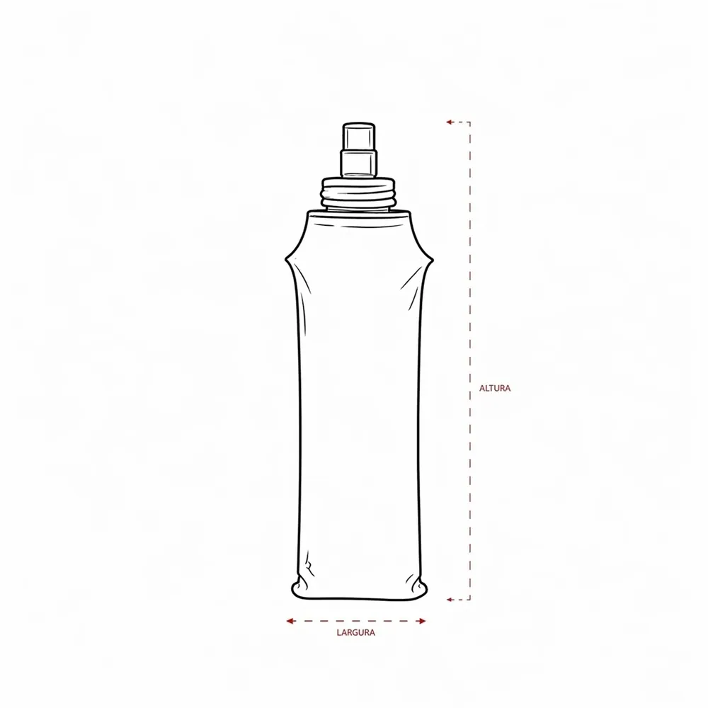 Squeeze Dobrável TPU 500ml - Thumbnail 7